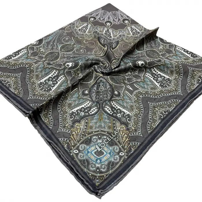 Locella El Dikişli Dijital Soft Eşarp-soft18-01