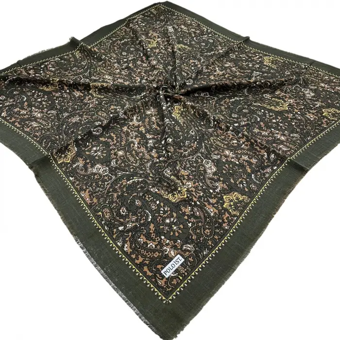 Poloist Flamlı Koton Eşarp (FE538-23)