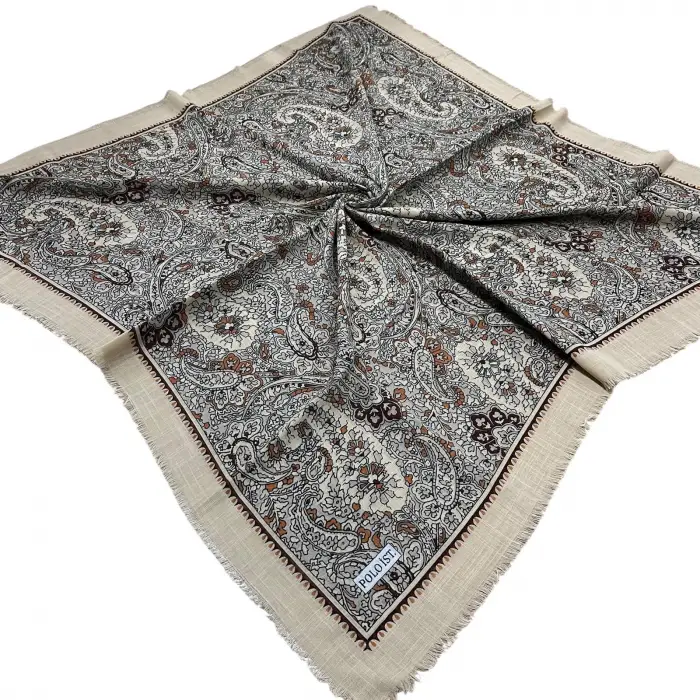 Poloist Flamlı Koton Eşarp (FE538-24)