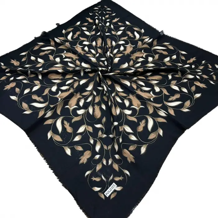 Poloist Flamlı Koton Eşarp (FE540-13)