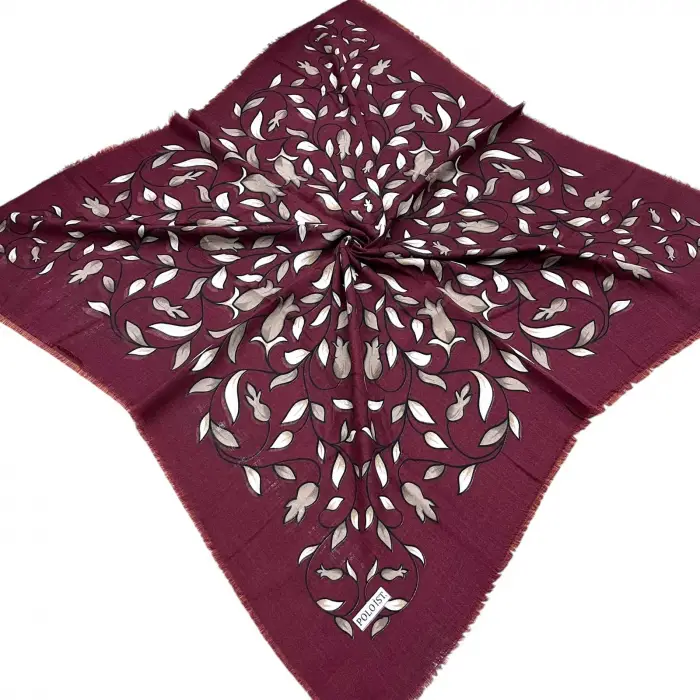 Poloist Flamlı Koton Eşarp (FE540-19)