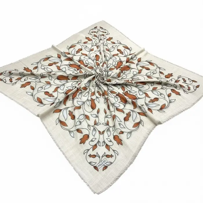 Poloist Flamlı Koton Eşarp (FE540-22)