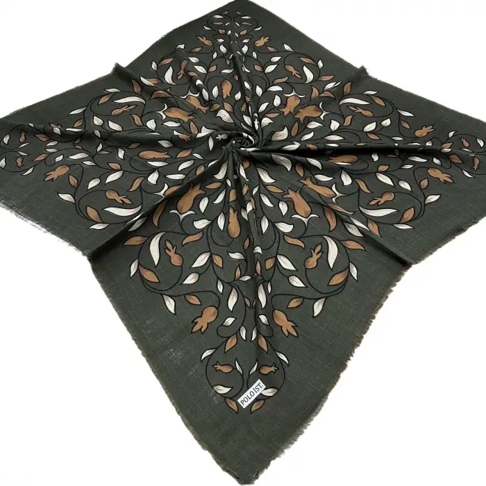 Poloist Flamlı Koton Eşarp (FE540-23)