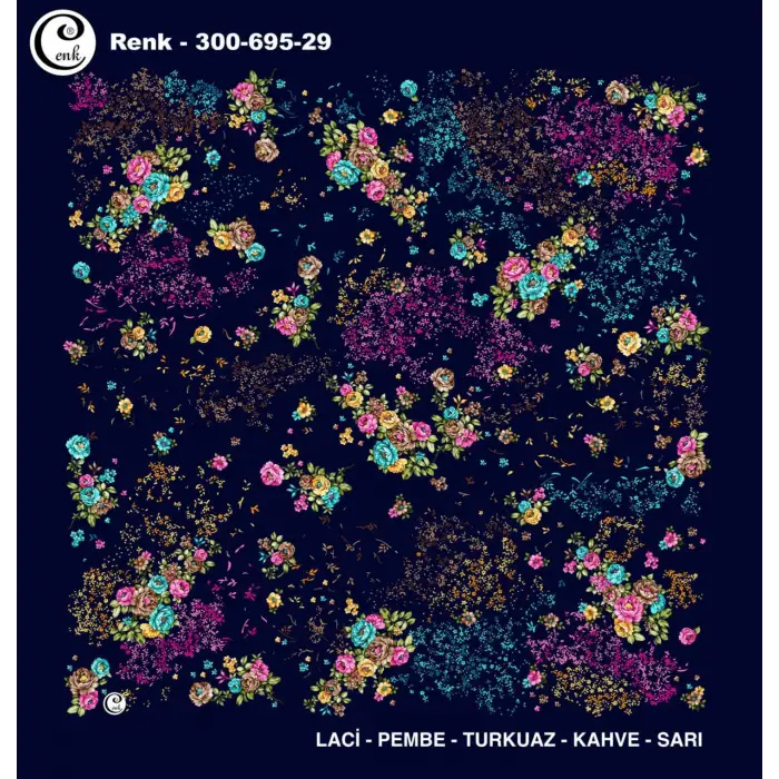 Cenk 100 cm Desenli Oyalık Yazma (Cnk-695-29)