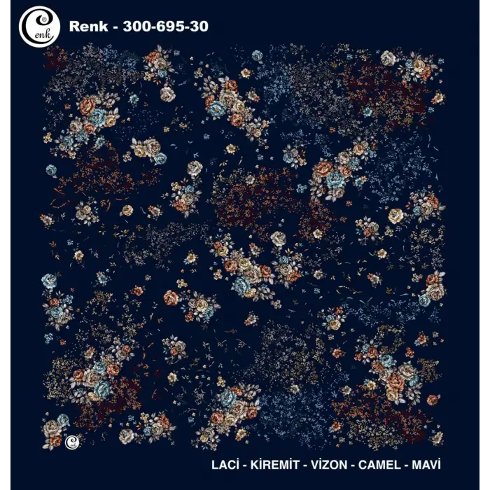 Cenk 100 cm Desenli Oyalık Yazma (Cnk-695-30)