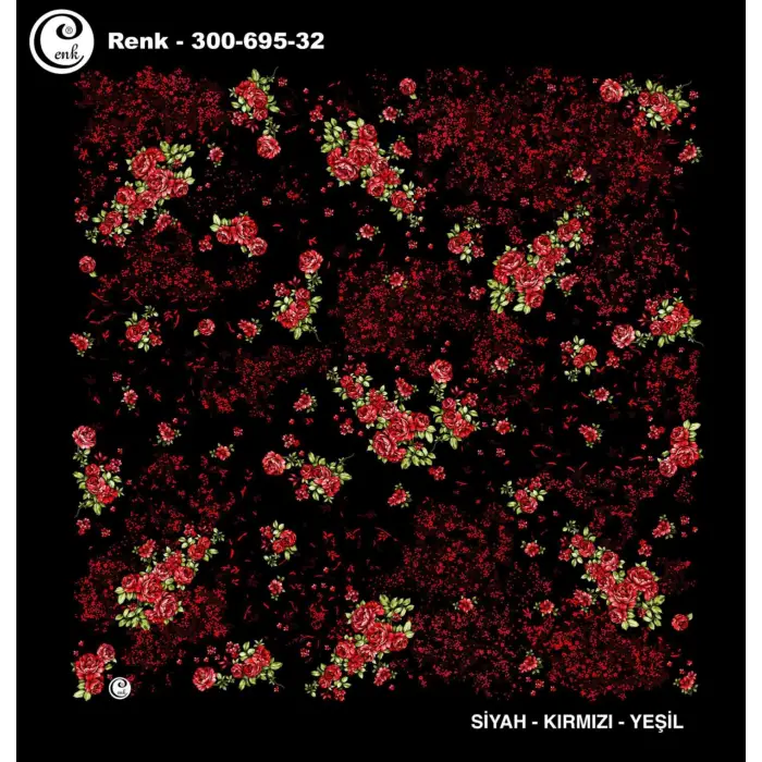 Cenk 100 cm Desenli Oyalık Yazma (Cnk-695-32)