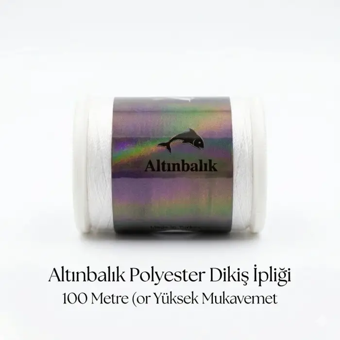 Altınbalık 1 adet Dikiş İpi Beyaz-(altınbalık01)
