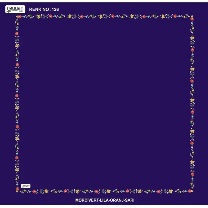 Reyyan İpek 100 cm Desenli Oyalık Yazma (ryyn-449-11)