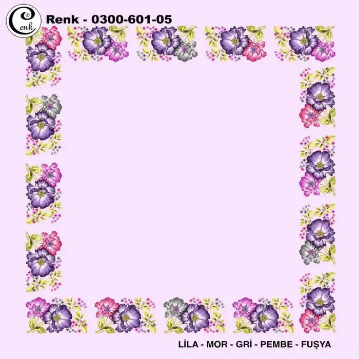 Cenk 100cm Ortası Boş Oyalık Yazma (Cnk-601-05)