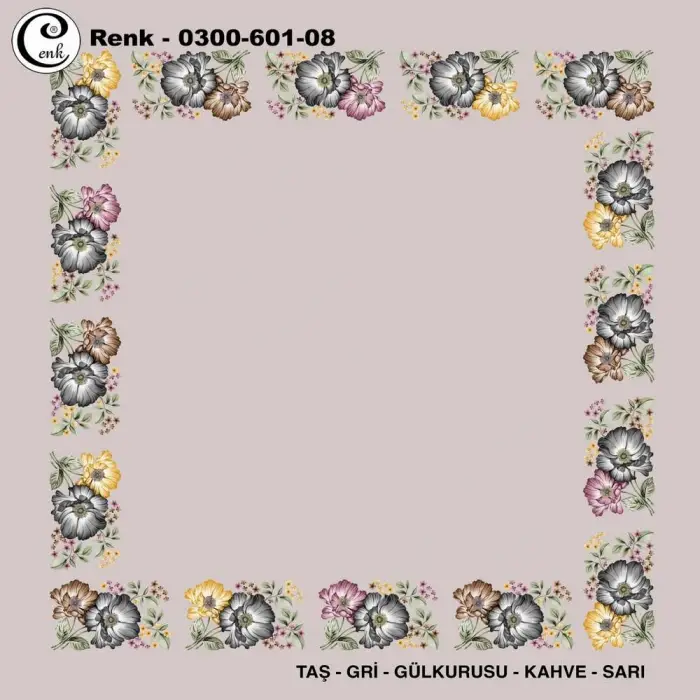 Cenk 100cm Ortası Boş Oyalık Yazma (Cnk-601-08)