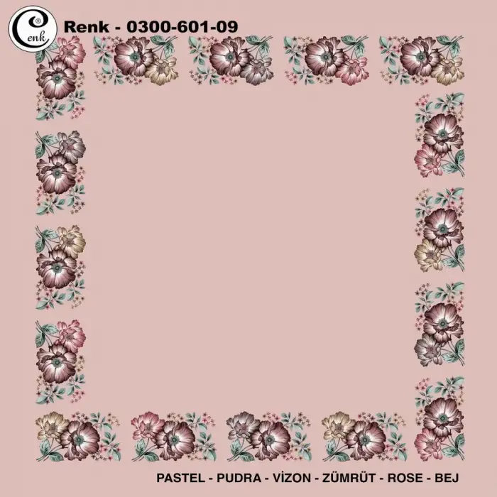 Cenk 100cm Ortası Boş Oyalık Yazma (Cnk-601-09)