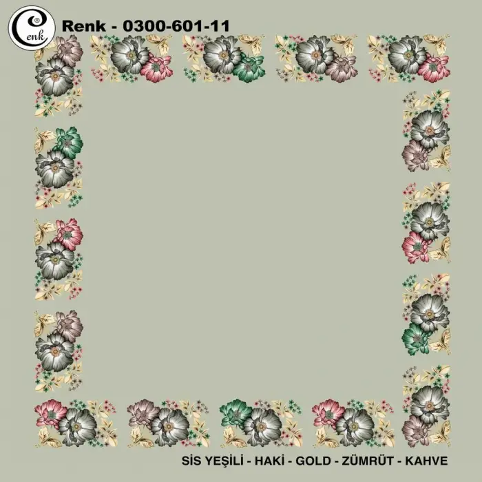 Cenk 100cm Ortası Boş Oyalık Yazma (Cnk-601-11)