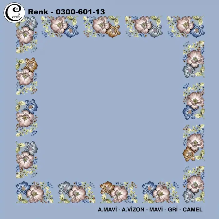 Cenk 100cm Ortası Boş Oyalık Yazma (Cnk-601-13)