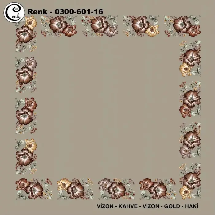 Cenk 100cm Ortası Boş Oyalık Yazma (Cnk-601-16)