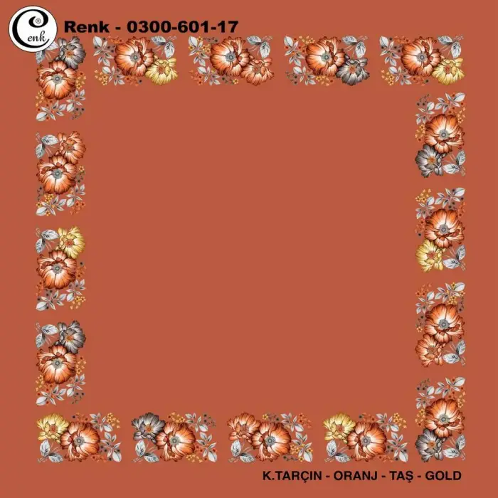 Cenk 100cm Ortası Boş Oyalık Yazma (Cnk-601-17)