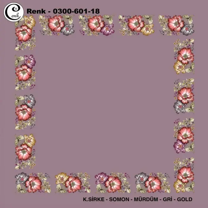 Cenk 100cm Ortası Boş Oyalık Yazma (Cnk-601-18)