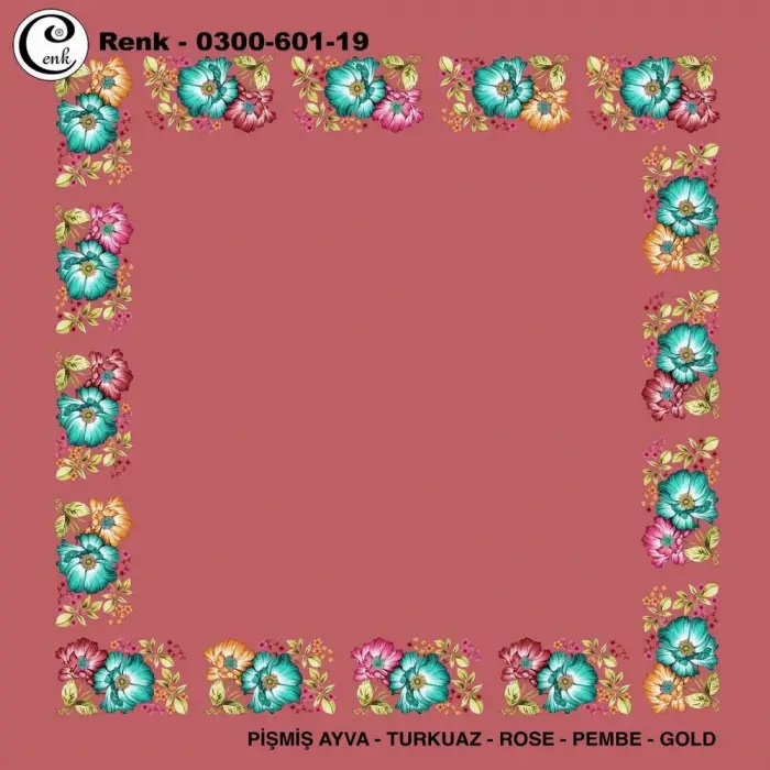 Cenk 100cm Ortası Boş Oyalık Yazma (Cnk-601-19)