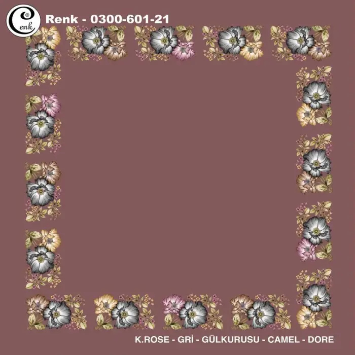 Cenk 100cm Ortası Boş Oyalık Yazma (Cnk-601-21)