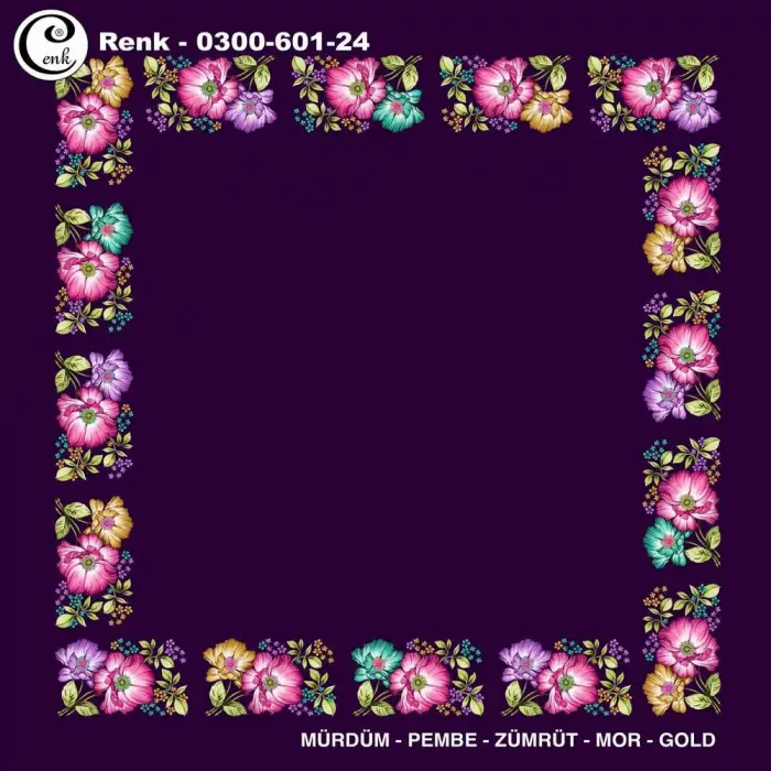 Cenk 100cm Ortası Boş Oyalık Yazma (Cnk-601-24)