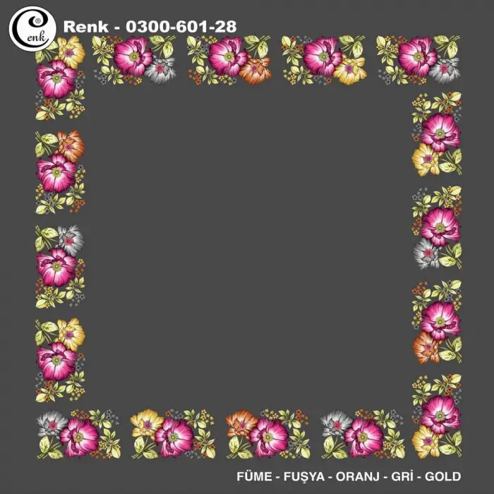 Cenk 100cm Ortası Boş Oyalık Yazma (Cnk-601-28)