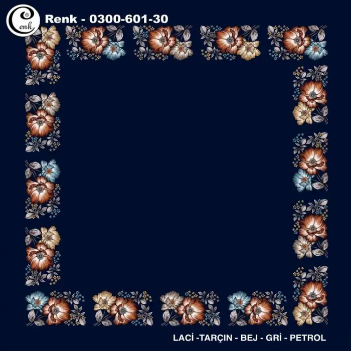 Cenk 100cm Ortası Boş Oyalık Yazma (Cnk-601-30)