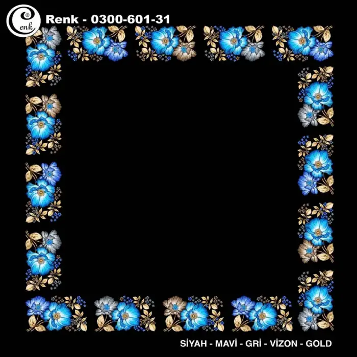 Cenk 100cm Ortası Boş Oyalık Yazma (Cnk-601-31)