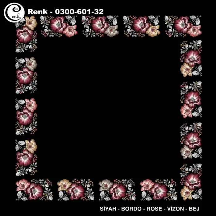 Cenk 100cm Ortası Boş Oyalık Yazma (Cnk-601-32)