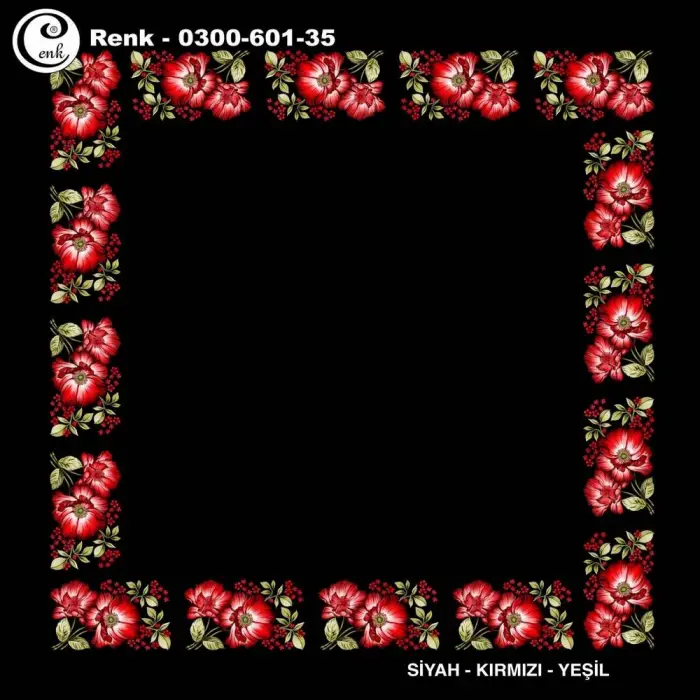 Cenk 100cm Ortası Boş Oyalık Yazma (Cnk-601-35)