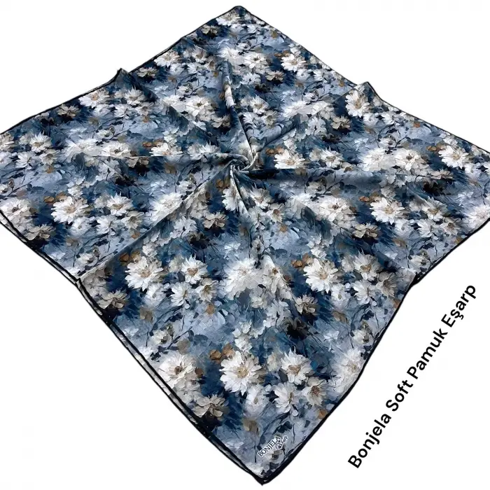 Bonjela El Dikişli Dijital Soft Eşarp-soft58-01