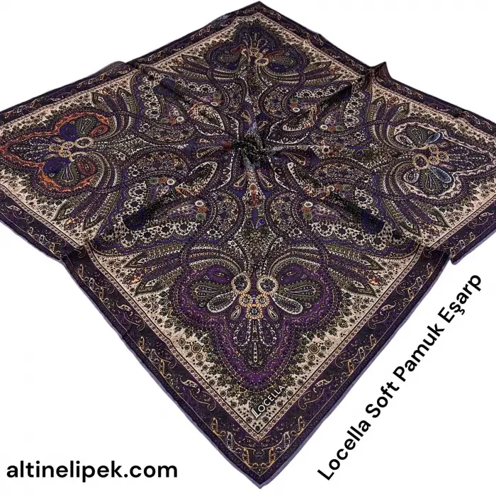 Locella Soft Pamuk Eşarp-soft60-07