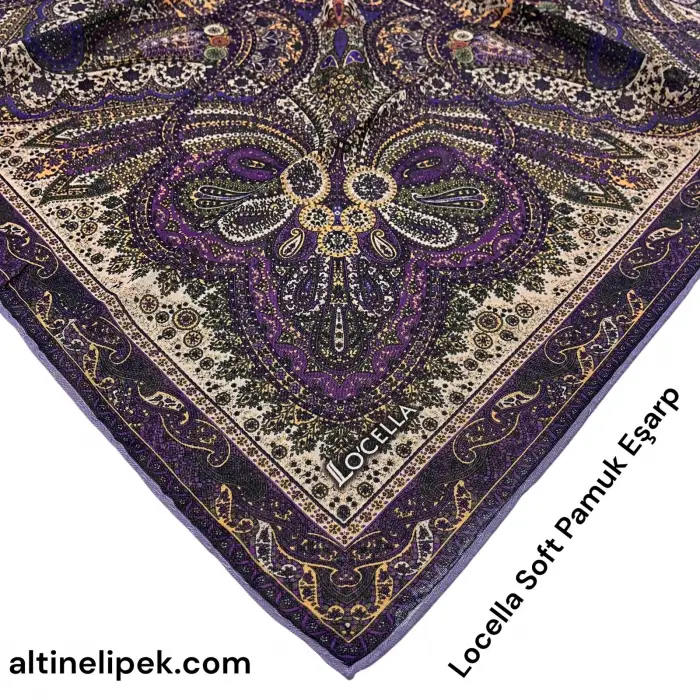 Locella Soft Pamuk Eşarp-soft60-07