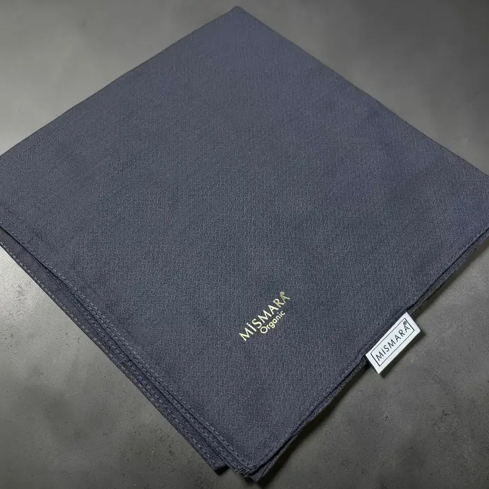 Mismara Organik Pamuk Eşarp -(Koyu Antrasit)-(MOE01-29)