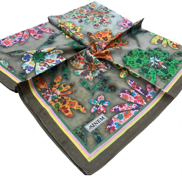 Sinem Desenli Dikişli Yazma (Snd8314)