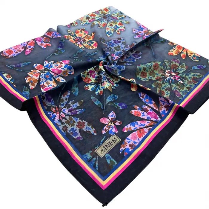 Sinem Desenli Dikişli Yazma (Snd8313)