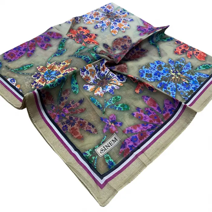 Sinem Desenli Dikişli Yazma (Snd8308)