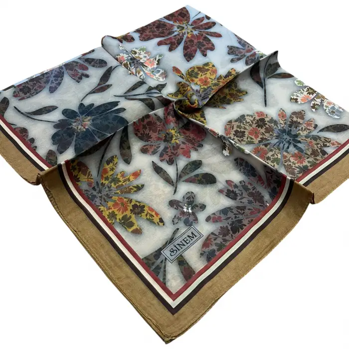 Sinem Desenli Dikişli Yazma (Snd8304)