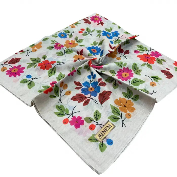 Sinem Desenli Dikişli Yazma (Snd8501)