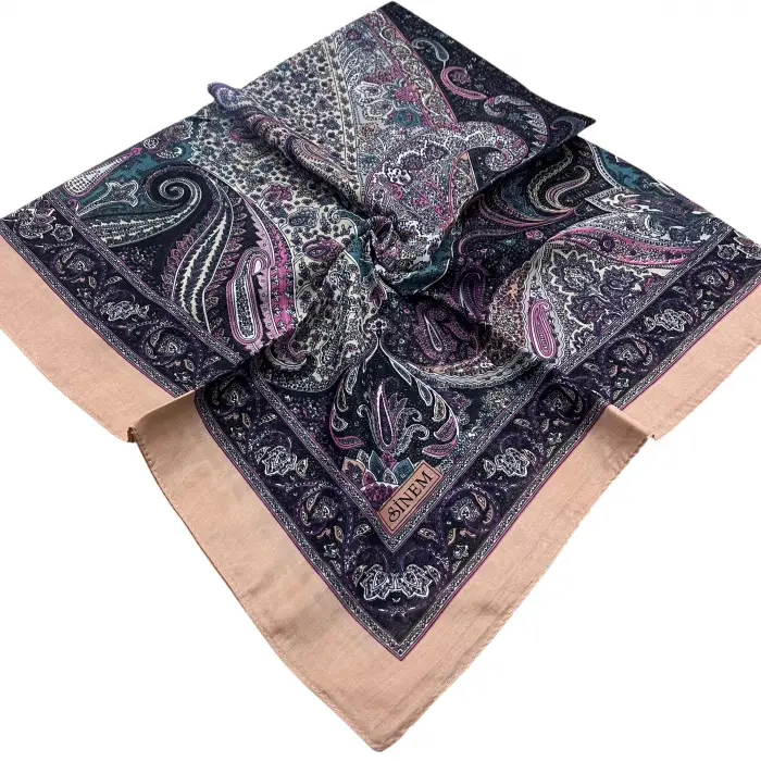 Sinem Desenli Dikişli Yazma (Snd8714)