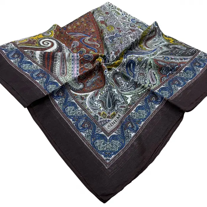 Sinem Desenli Dikişli Yazma (Snd8706)