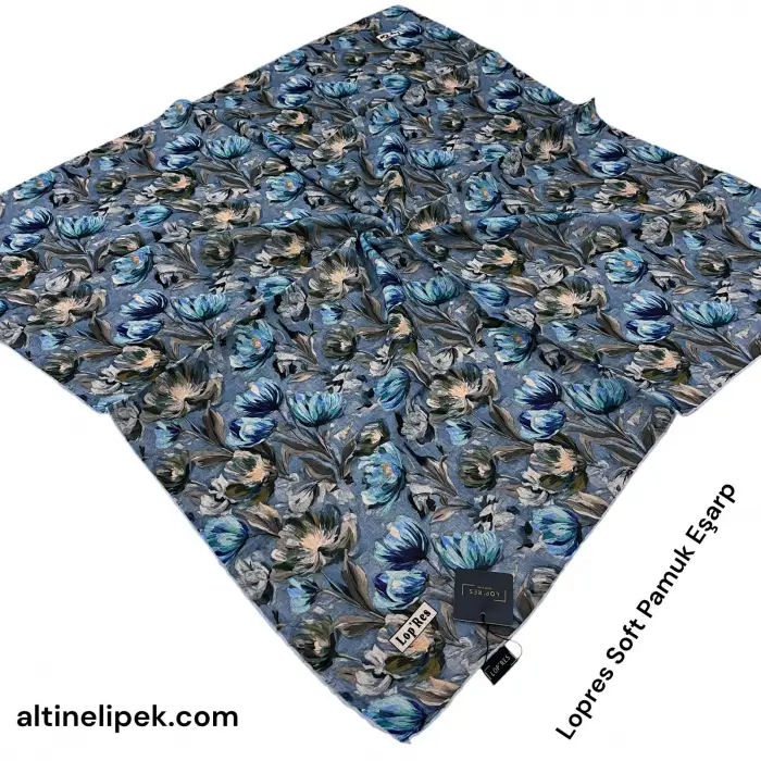 Lopres Soft Pamuk Eşarp-(soft64-03)
