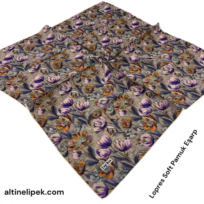 Lopres Soft Pamuk Eşarp-(soft64-07)