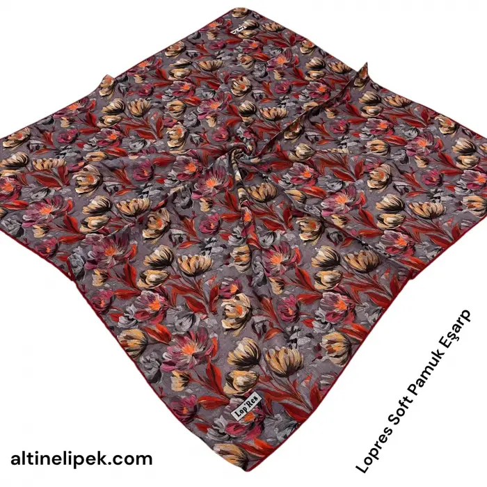 Lopres Soft Pamuk Eşarp-(soft64-09)