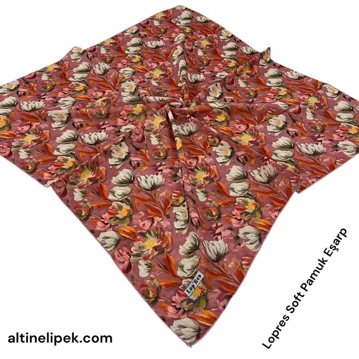 Lopres Soft Pamuk Eşarp-(soft64-10)
