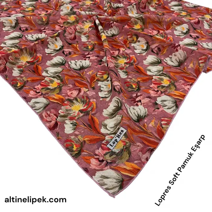 Lopres Soft Pamuk Eşarp-(soft64-10)