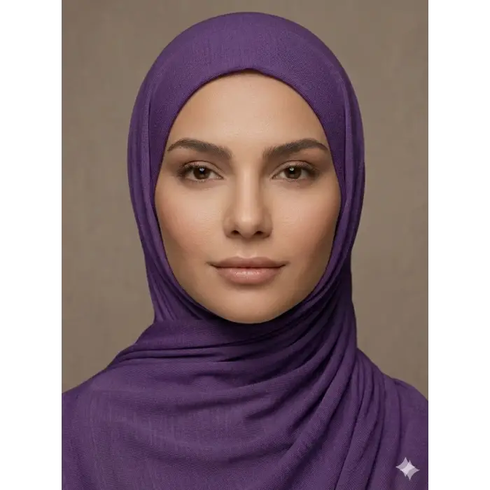 Zenica Lüx Penye Şal – (Mor) - (ZP01-07)