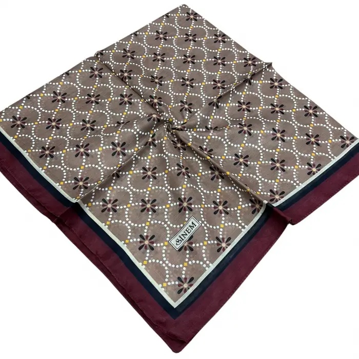 Sinem Desenli Dikişli Yazma (Snd7813)