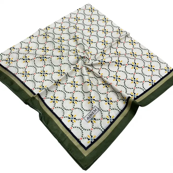 Sinem Desenli Dikişli Yazma (Snd7812)