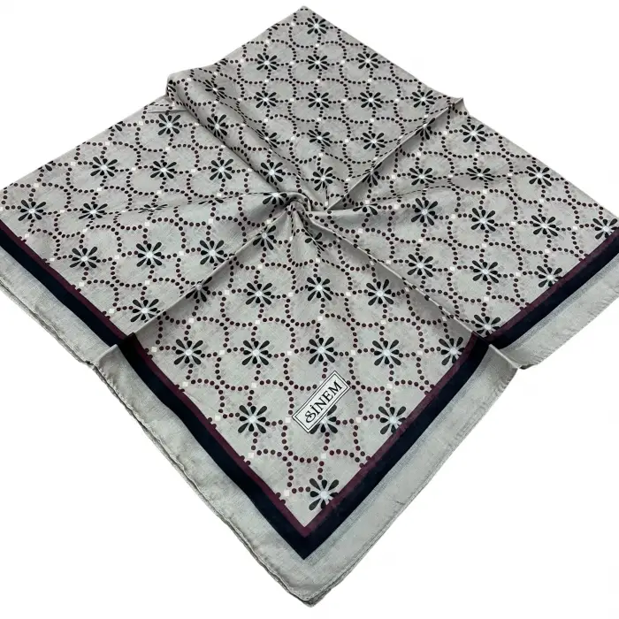 Sinem Desenli Dikişli Yazma (Snd7806)