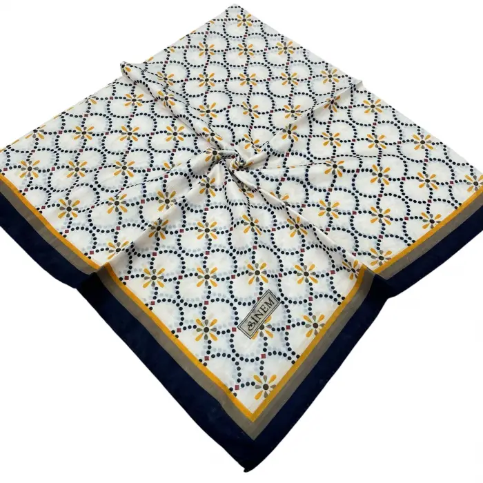 Sinem Desenli Dikişli Yazma (Snd7803)