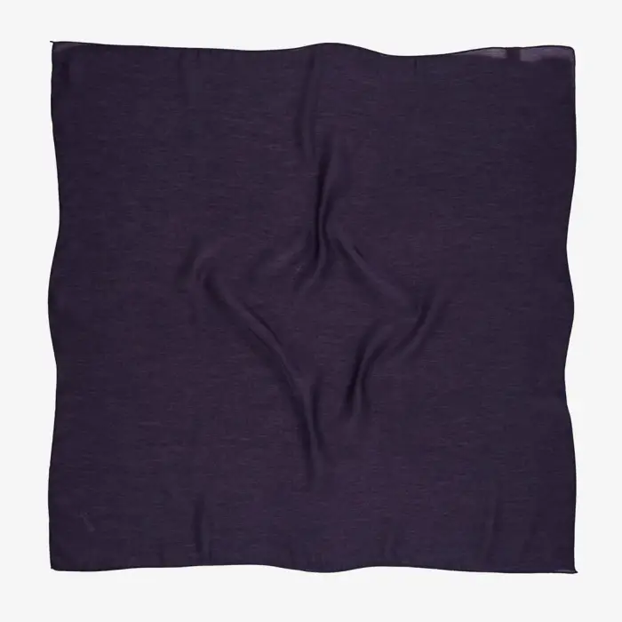 Picasso Düz Pırıltı Kehribar Eşarp Mor (ry9907)